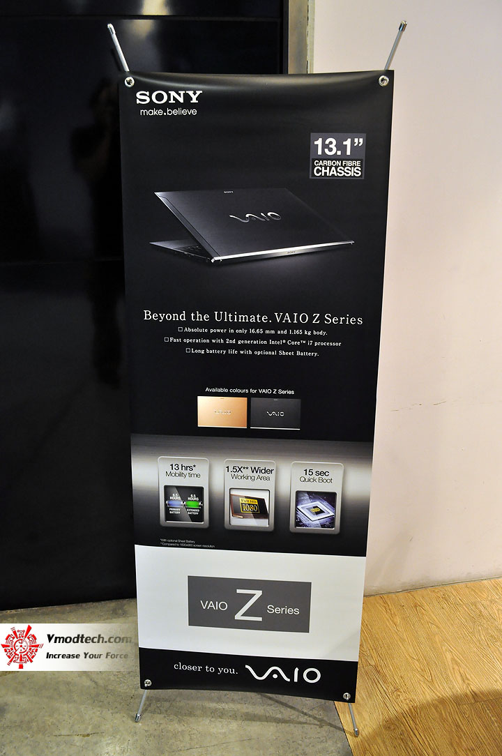 2 2 บรรยากาศงานเปิดตัวสุดยอดโน๊ตบุ๊คขนาดพกพาทรงประสิทธิภาพ SONY VAIO Z Series