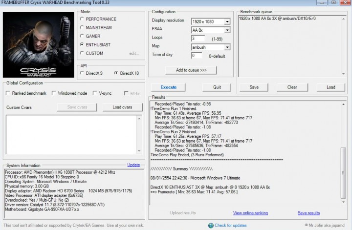 crysis 975 720x471 PowerColor Radeon HD6790 CrossFire Review