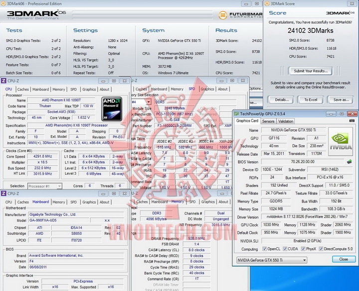 06 1030 sli Gigabyte 990FXA UD5 Review