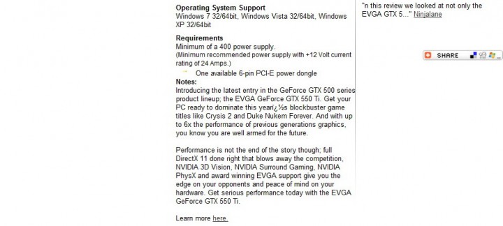 4 720x324 EVGA GeForce GTX 550Ti SC 1024MB GDDR5 Review
