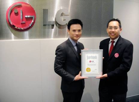 image004 แอลจีคว้ารางวัล Superbrands สุดยอดแบรนด์แห่งปี สองปีซ้อน