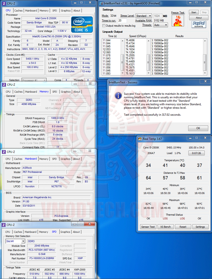 intelburn ASUS MATRIX GTX 580 PLATINUM Review