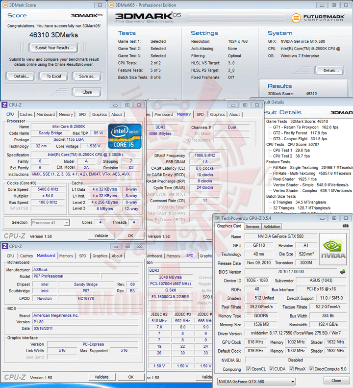 05 1 ASUS MATRIX GTX 580 PLATINUM Review