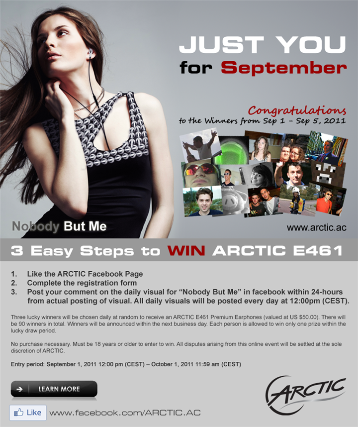 ac ARCTIC Proudly Presents   Nobody But Me‏