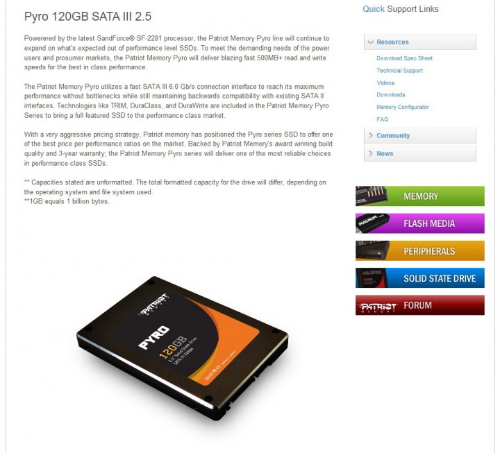 1 720x653 PATRIOT PYRO SSD 120GB SATA III Review