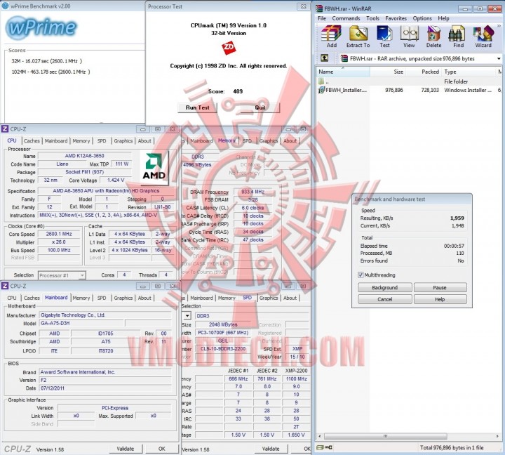 total 720x648 AMD Liano A6 3650APU on GIGABYTE A75 D3H Review