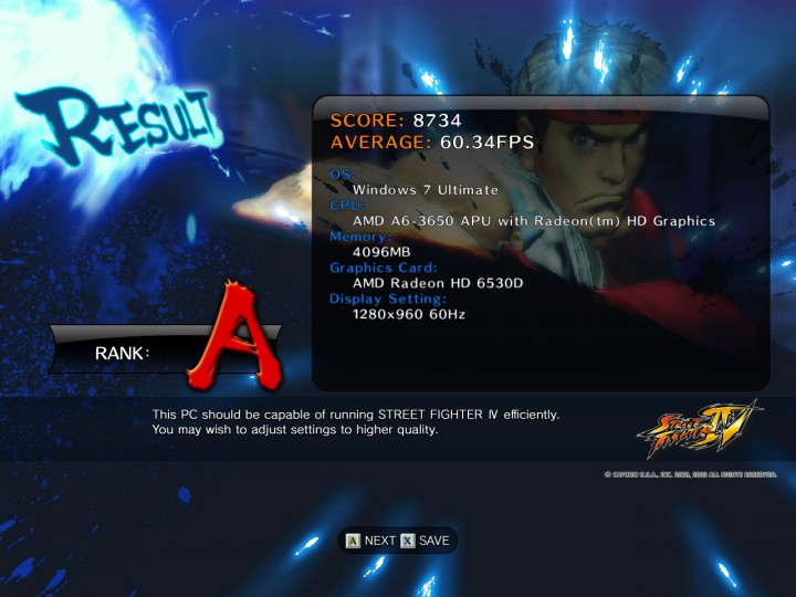 streetfighteriv benchmark 2011 09 09 22 40 39 47 720x540 AMD Liano A6 3650APU on GIGABYTE A75 D3H Review