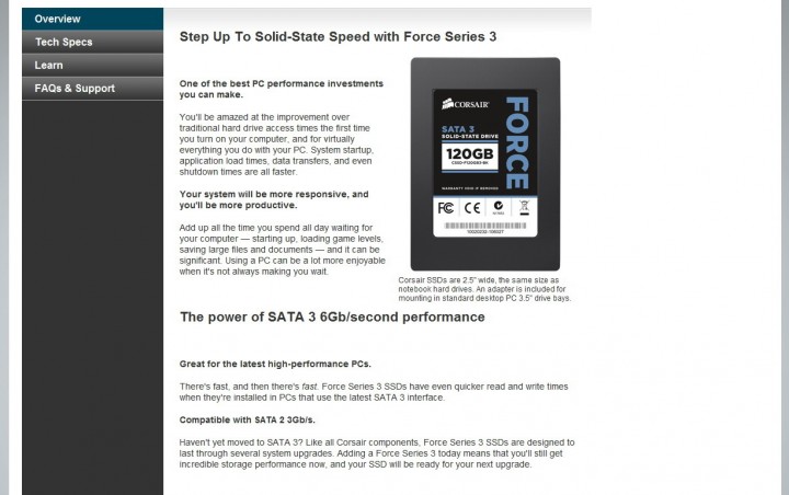 21 720x452 CORSAIR FORCE3 SSD 60GB SATA III  Review