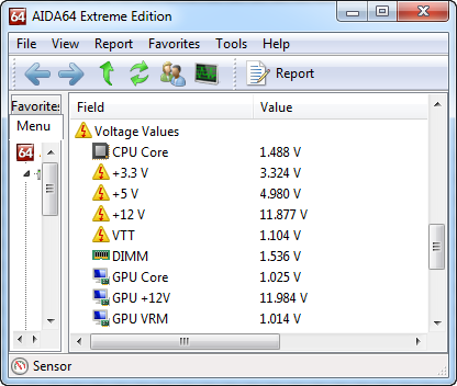 voltage GEIL EVO CORSA PC3 14900 1866 MHz