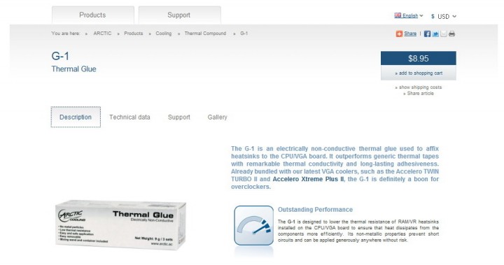 1 720x379 Arctic Cooling Thermal Glue G 1 Review
