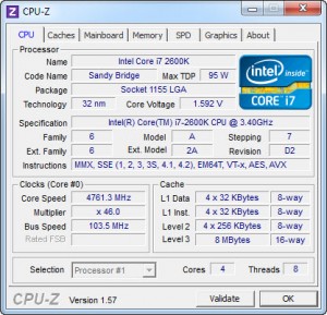cpuz1 300x289 MSI Z68A GD80 G3 Motherboard Review ที่นี่ที่แรก