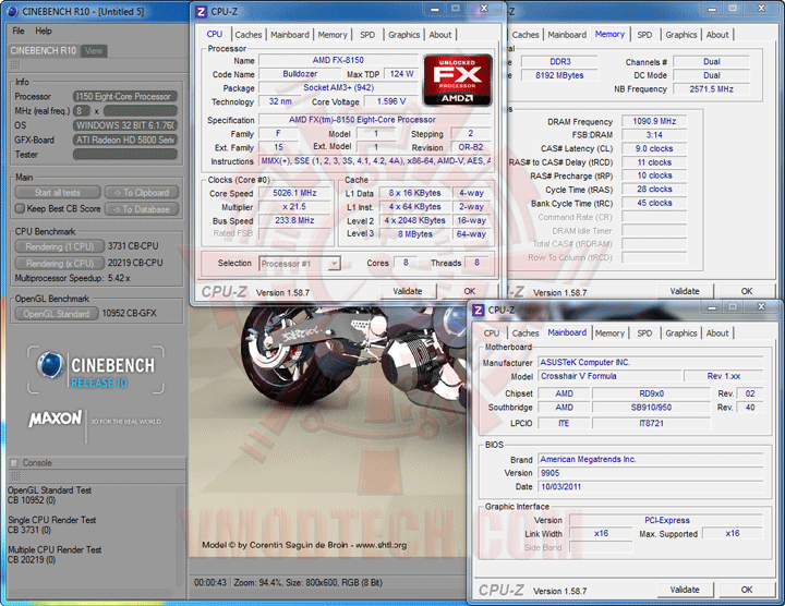 c10 AMD FX 8150 Processor Performance Comparison 