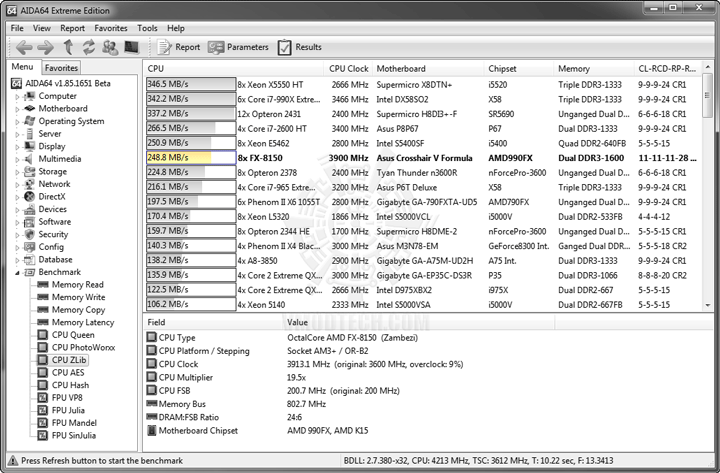 ed4 AMD FX 8150 Processor Performance Comparison 