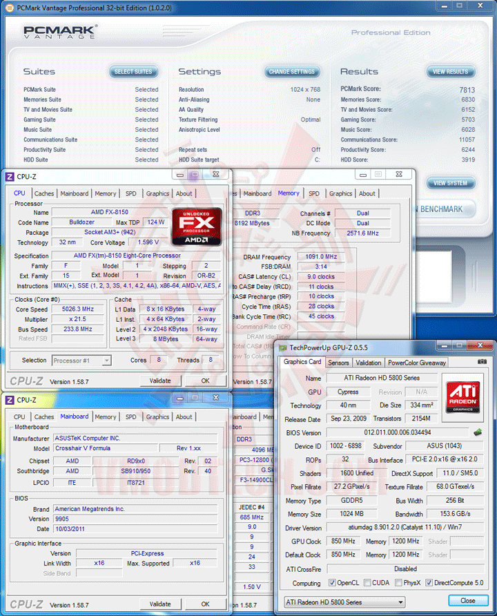 pcmv AMD FX 8150 Processor Performance Comparison 