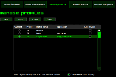 menu10 RAZER naga epic Elite MMO Gaming Mouse