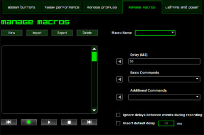 menu11 RAZER naga epic Elite MMO Gaming Mouse