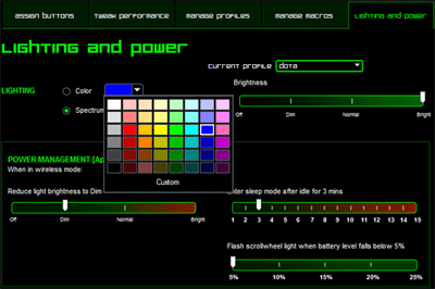 menu13 RAZER naga epic Elite MMO Gaming Mouse