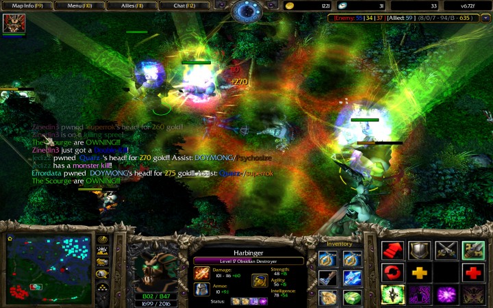 wc3scrnshot 101311 221632 04 720x450 RAZER naga epic Elite MMO Gaming Mouse