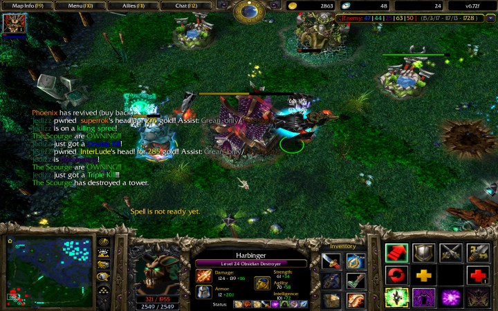 wc3scrnshot 101311 223338 07 720x450 RAZER naga epic Elite MMO Gaming Mouse