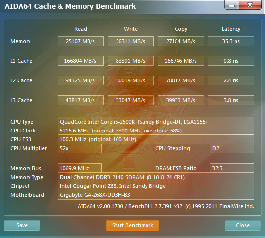 ev1 GIGABYTE Z68X UD3H B3 Motherboard Review