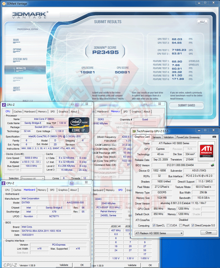 07 Intel Core i7 3960X the first 6 cores Sandy Bridge processor