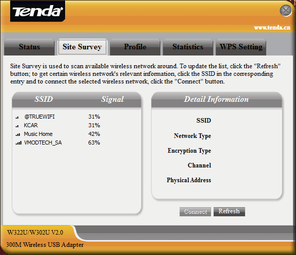 menu2 Tenda W322U 300Mbps Wireless N USB Adapter V2.0