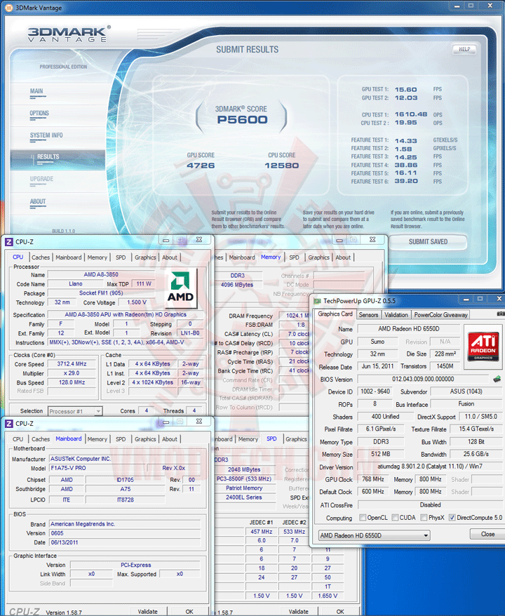 07 07 ASUS F1A75 V PRO Motherboard Review