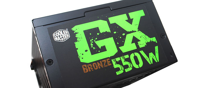main CoolerMaster GX550W 80+ Bronze PSU