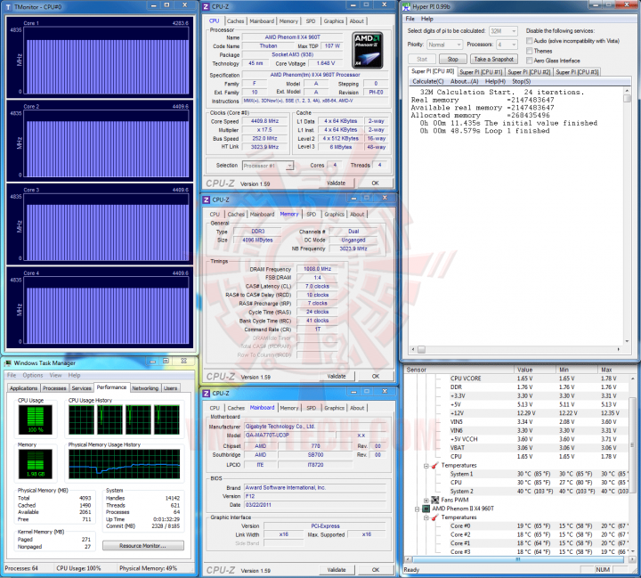 t4 720x649 AMD PHENOM II X4 960T Black Edition Unlock & Overclocking Review