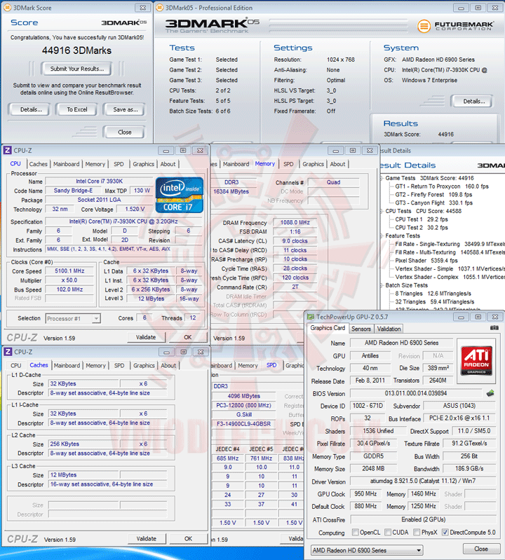052 GIGABYTE Radeon HD 7970 OC Overclock Performance Comparison