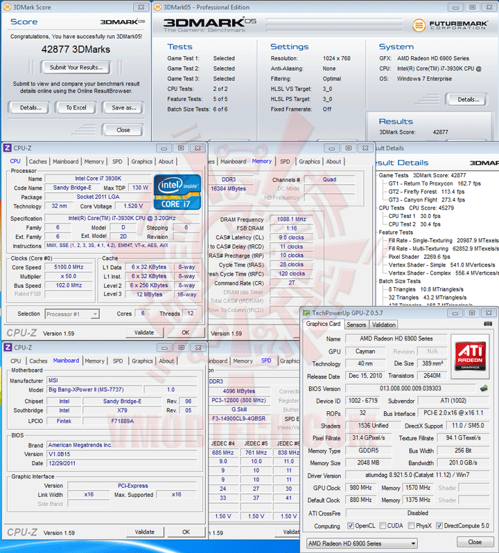 053 GIGABYTE Radeon HD 7970 OC Overclock Performance Comparison