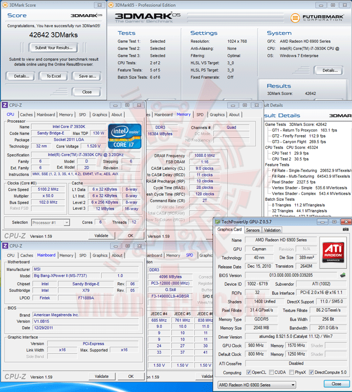 054 GIGABYTE Radeon HD 7970 OC Overclock Performance Comparison