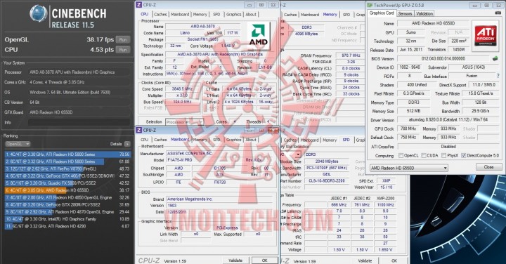 cinebench r111 720x376 AMD A8 3870K UNLOCKED APU Review
