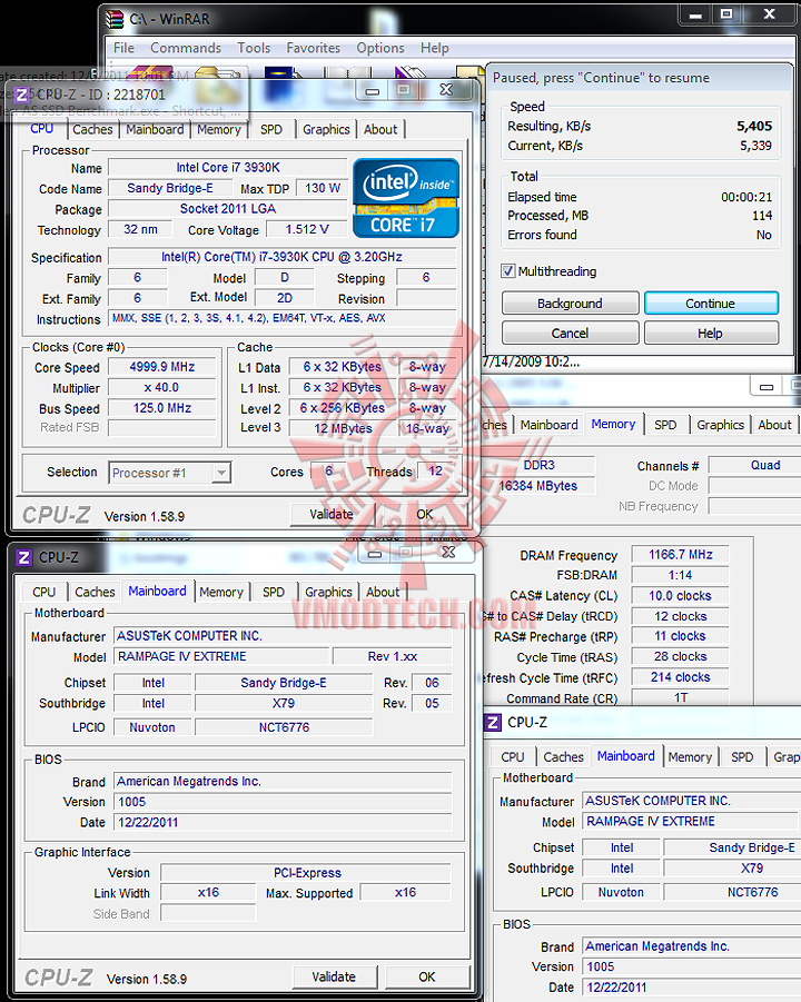 winrar ASUS RAMPAGE IV EXTREME LGA 2011 Motherboard