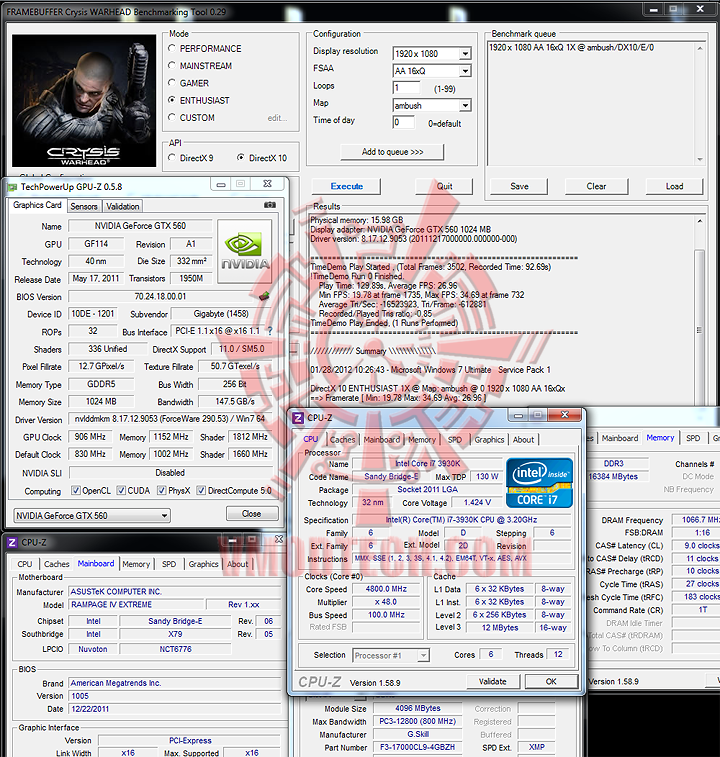 warhead GIGABYTE GeForce GTX560 OC WINDFORCE 2X