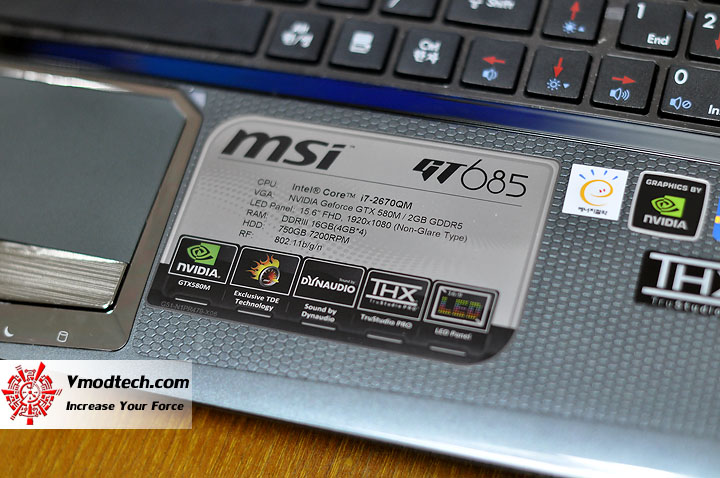 dsc 0133 Teaser : MSI GT685 Notebook with GTX 580M 2GB GDDR5 inside!!