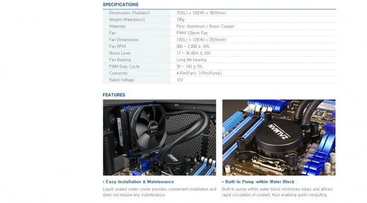 3 720x398 ZALMAN CNPS20LQ Liquid Cooling Review