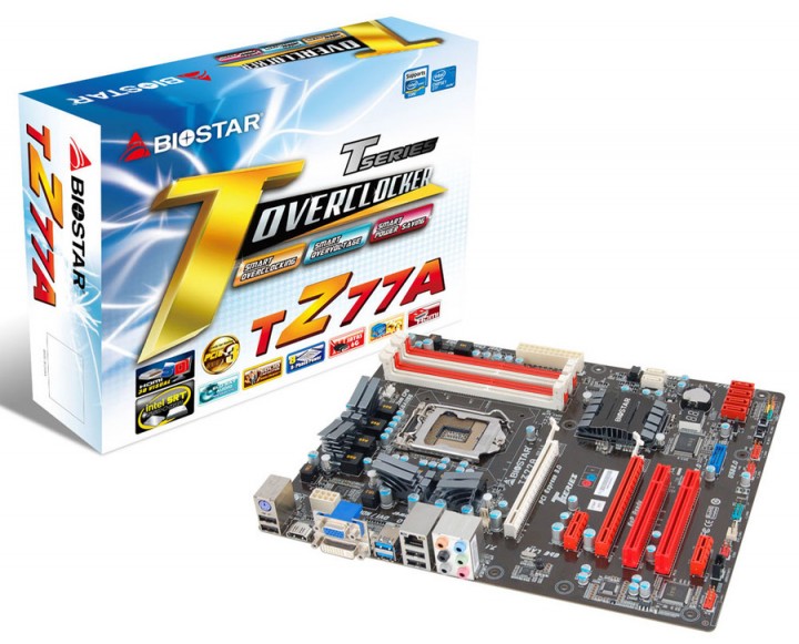 BIOSTAR เปิดตัว TZ77A เมนบอร์ดสำหรับผู้เชี่ยวชาญในการโอเวอร์คล็อก
