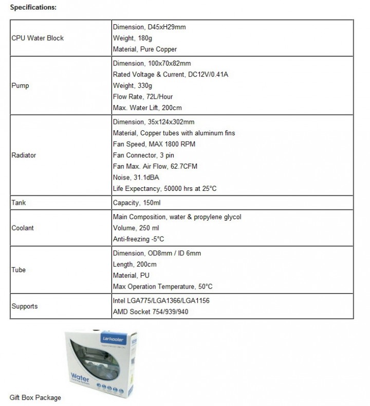3 LARKOOLER iSKYWater 300 PC Liquid Cooling System Review