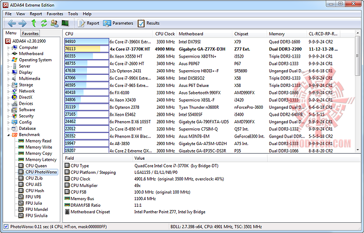 aida11 aida11 GIGABYTE Z77X D3H Motherboard for INTEL IVY BRIDGE Platform