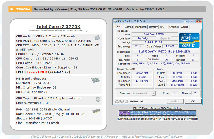 2 ความมหัศจรรย์อันน่าเหลือเชื่อ : เมนบอร์ด GIGABYTE พร้อมทุบสถิติโลกด้วยสัญญาณนาฬิกาบน Ivy Bridge ที่เร็วถึง 7.032 GHz