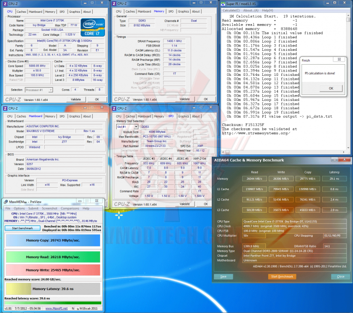 2800 720x639 Team Xtreem LV Series PC3 17000 DDR3 2133 8 GB kits CL9 11 11 28