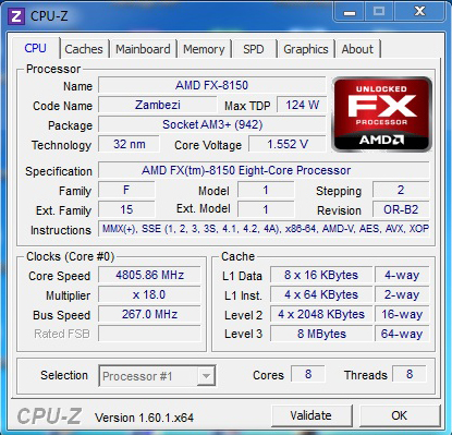 cpuid NVIDIA GeForce GTX 690 VS AMD FX 8150 8 Core Processor Black Edition