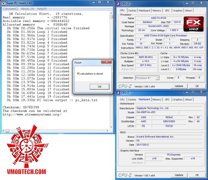 superpi1mb 720x622 NVIDIA GeForce GTX 690 VS AMD FX 8150 8 Core Processor Black Edition