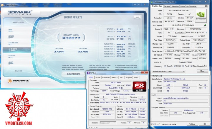 vantage oc 720x440 NVIDIA GeForce GTX 690 VS AMD FX 8150 8 Core Processor Black Edition