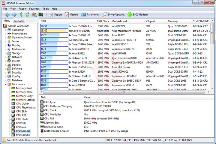 e9 ASUS ROG MAXIMUS V FORMULA with 3rd Generation Intel® Core™ i5 3570K Retail Box
