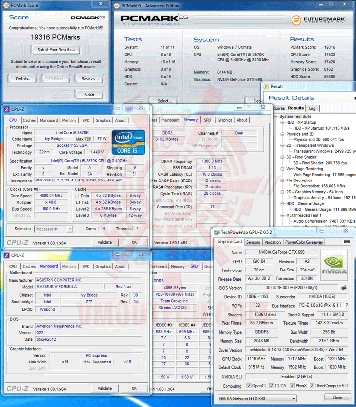 pcm05 ASUS ROG MAXIMUS V FORMULA with 3rd Generation Intel® Core™ i5 3570K Retail Box