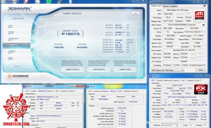 vantage oc 720x439 MSI R7770 Power Edition With AMD FX 8150 Bulldozer 