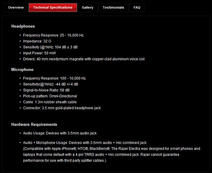 7 26 2012 9 06 06 pm RAZER ELECTRA Music & Gaming Headphones