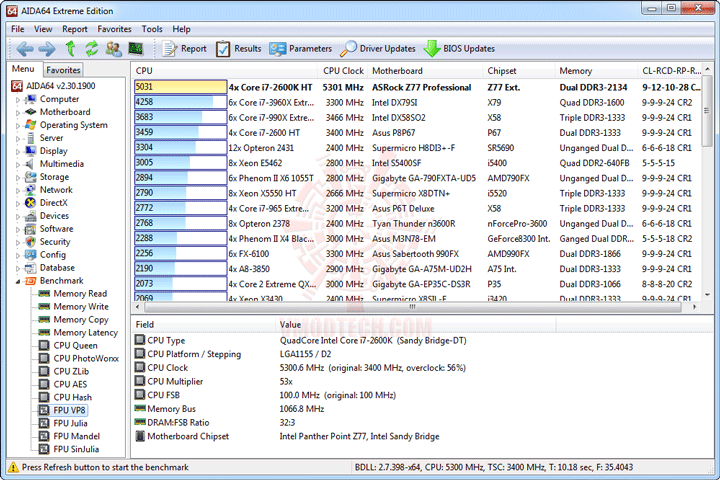e7 ASROCK FATAL1TY Z77 PROFESSIONAL Motherboard Review